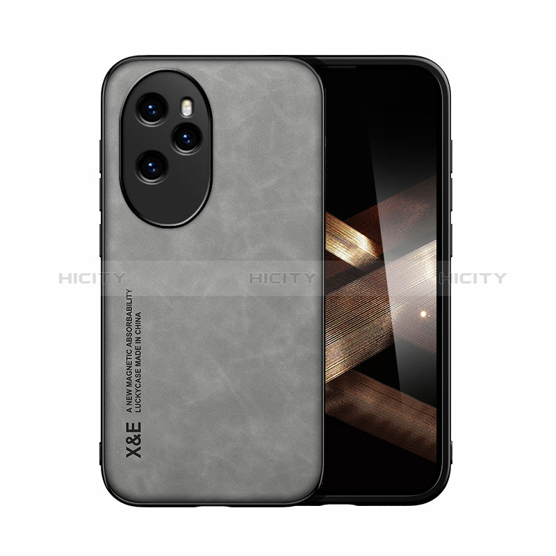 Coque Luxe Cuir Housse Etui DY1 pour Huawei Honor 100 Pro 5G Gris Plus