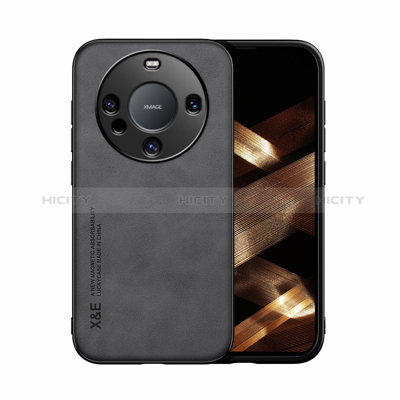 Coque Luxe Cuir Housse Etui DY1 pour Huawei Mate 60 Pro Noir Plus