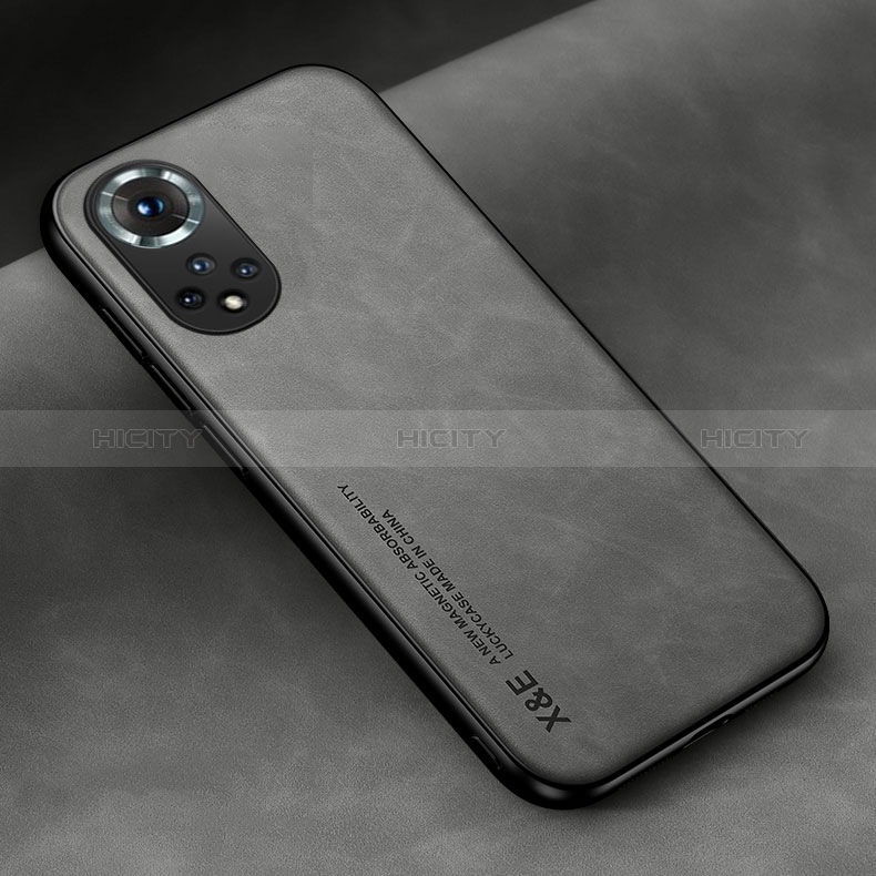 Coque Luxe Cuir Housse Etui DY1 pour Huawei Nova 9 Pro Gris Plus