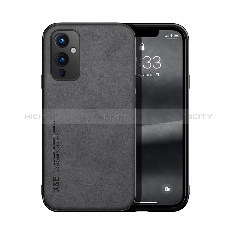 Coque Luxe Cuir Housse Etui DY1 pour OnePlus 9 5G Noir Plus