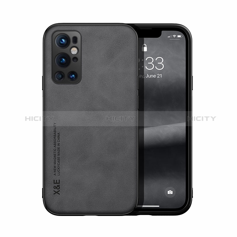 Coque Luxe Cuir Housse Etui DY1 pour OnePlus 9 Pro 5G Noir Plus