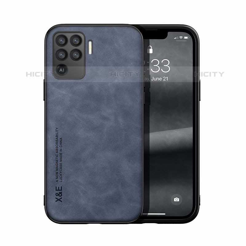 Coque Luxe Cuir Housse Etui DY1 pour Oppo A94 4G Bleu Plus