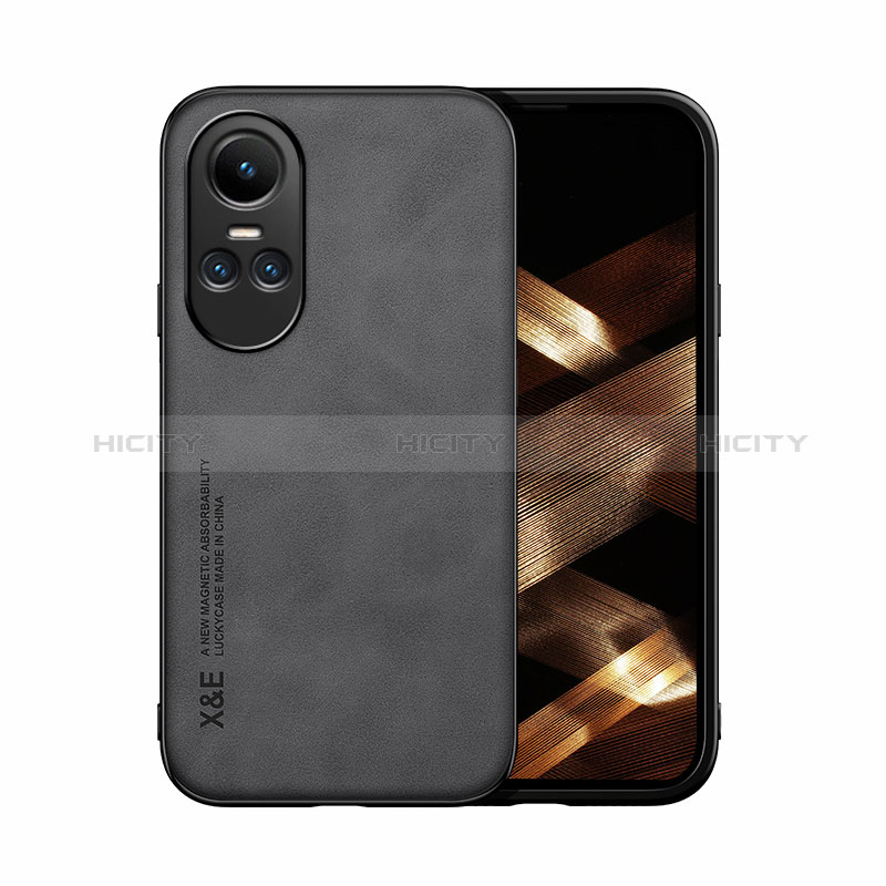 Coque Luxe Cuir Housse Etui DY1 pour Oppo Reno10 5G Noir Plus