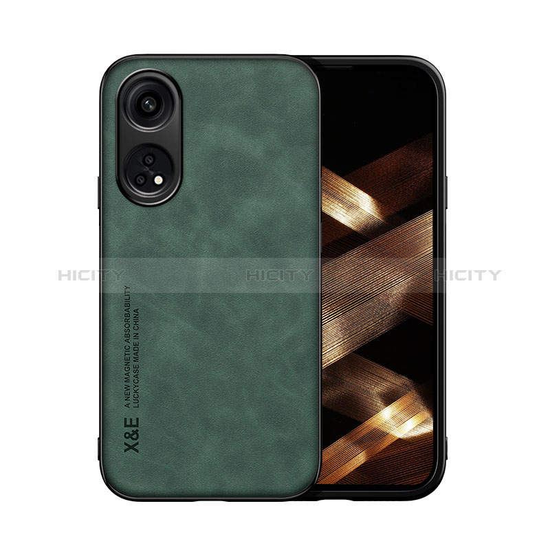 Coque Luxe Cuir Housse Etui DY1 pour Oppo Reno8 T 4G Vert Plus