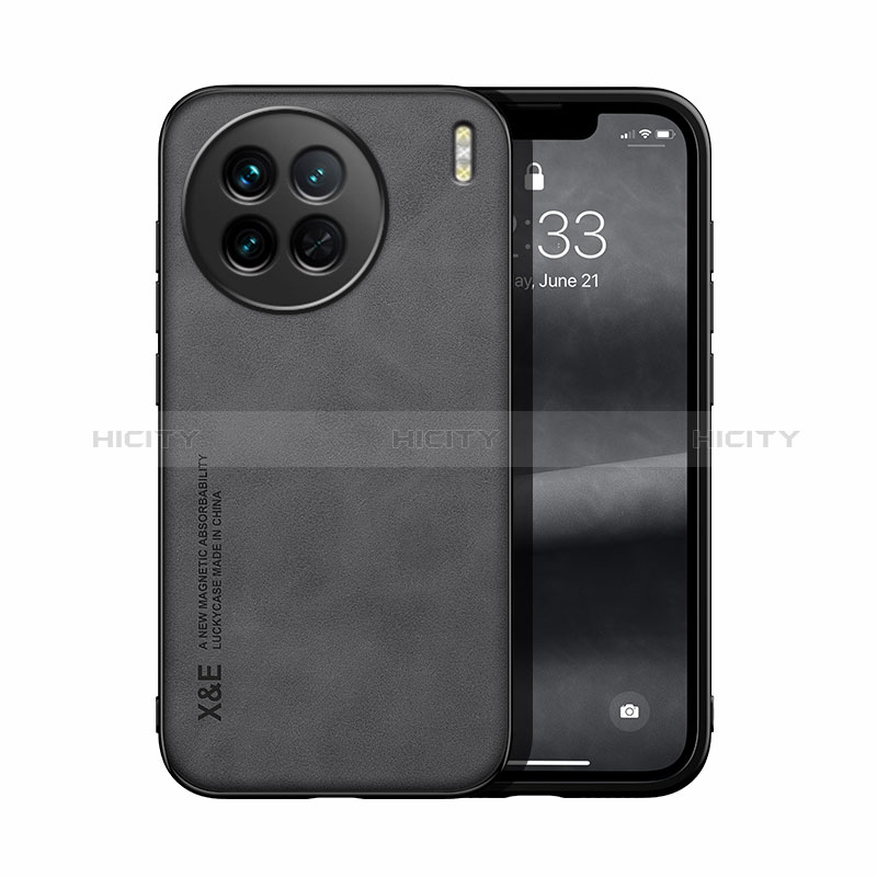 Coque Luxe Cuir Housse Etui DY1 pour Vivo X90 5G Noir Plus