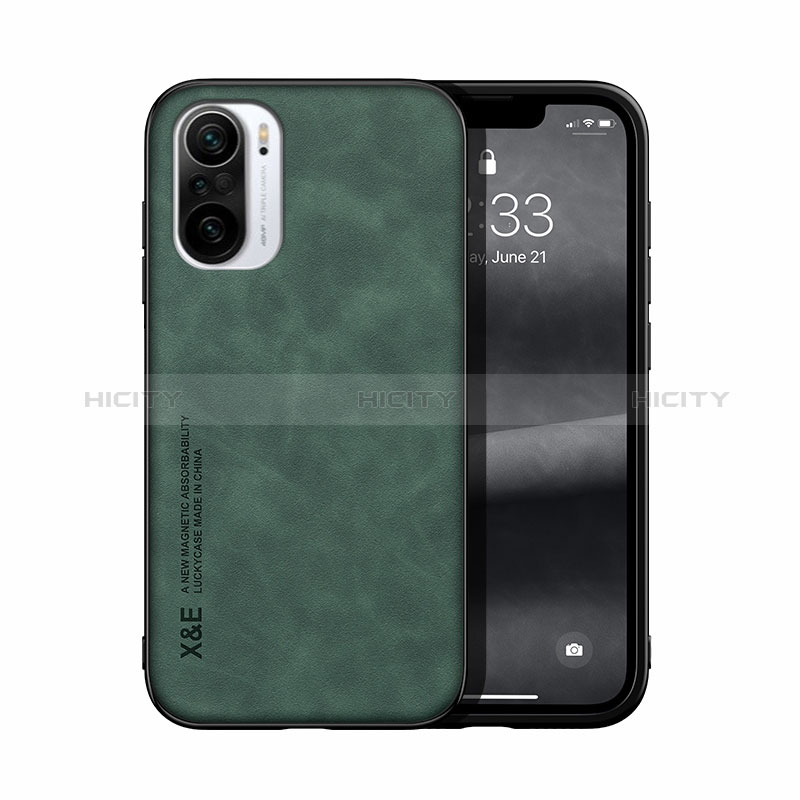 Coque Luxe Cuir Housse Etui DY1 pour Xiaomi Mi 11i 5G Vert Plus