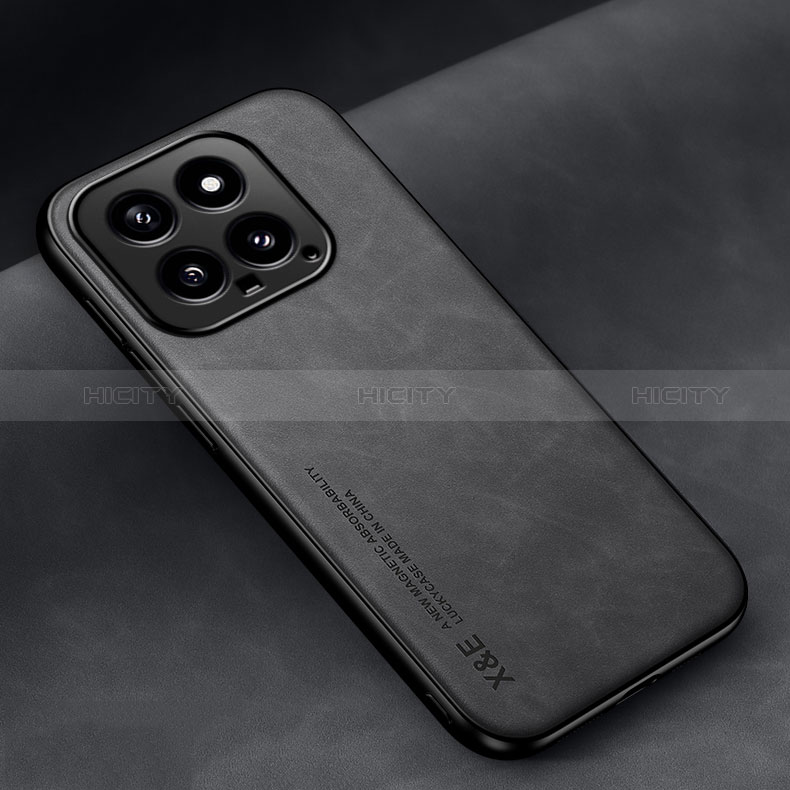 Coque Luxe Cuir Housse Etui DY1 pour Xiaomi Mi 14 5G Noir Plus