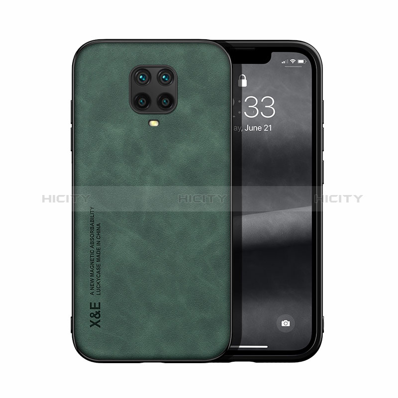 Coque Luxe Cuir Housse Etui DY1 pour Xiaomi Poco M2 Pro Vert Plus