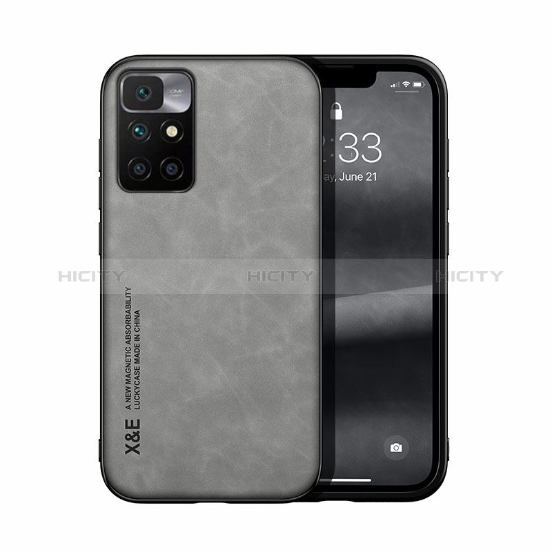 Coque Luxe Cuir Housse Etui DY1 pour Xiaomi Redmi Note 11 4G (2021) Gris Plus