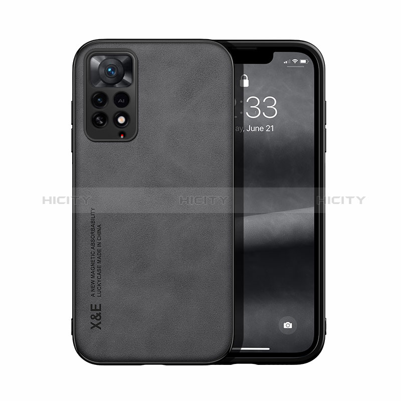 Coque Luxe Cuir Housse Etui DY1 pour Xiaomi Redmi Note 11 Pro 4G Noir Plus