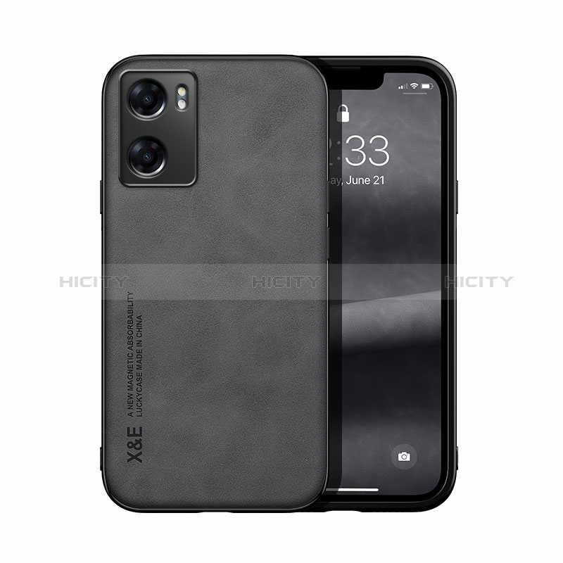 Coque Luxe Cuir Housse Etui DY2 pour Oppo A57e Noir Plus