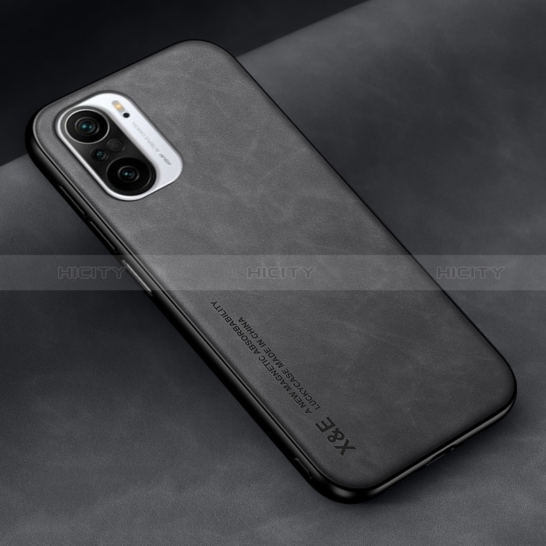 Coque Luxe Cuir Housse Etui DY2 pour Xiaomi Mi 11i 5G Noir Plus