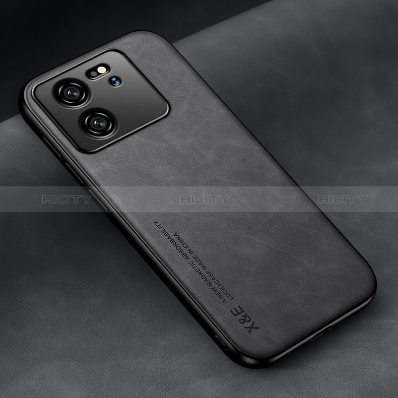 Coque Luxe Cuir Housse Etui DY2 pour Xiaomi Mi 13T Pro 5G Noir Plus