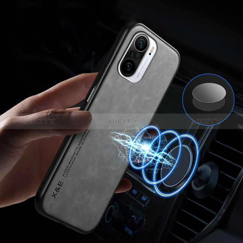 Coque Luxe Cuir Housse Etui DY2 pour Xiaomi Poco F3 5G Plus