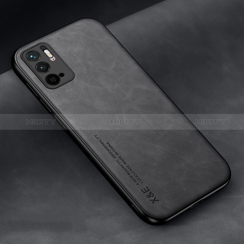 Coque Luxe Cuir Housse Etui DY2 pour Xiaomi POCO M3 Pro 5G Noir Plus