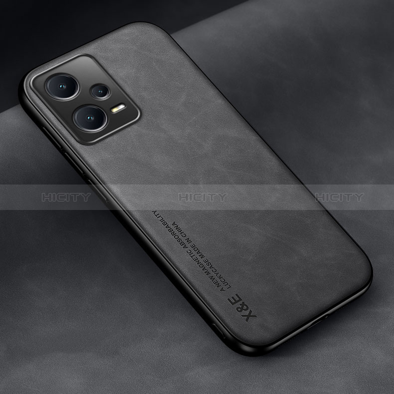 Coque Luxe Cuir Housse Etui DY2 pour Xiaomi Redmi Note 12 Pro 5G Noir Plus