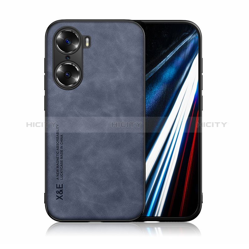 Coque Luxe Cuir Housse Etui DY3 pour Huawei Honor 60 Pro 5G Bleu Plus