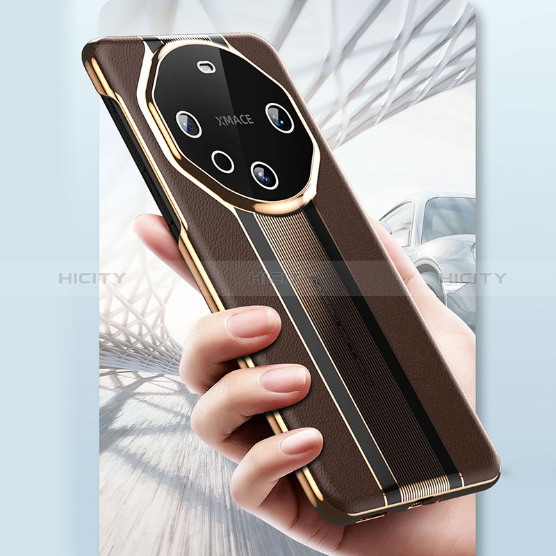 Coque Luxe Cuir Housse Etui GS1 pour Huawei Mate 60 Pro Plus