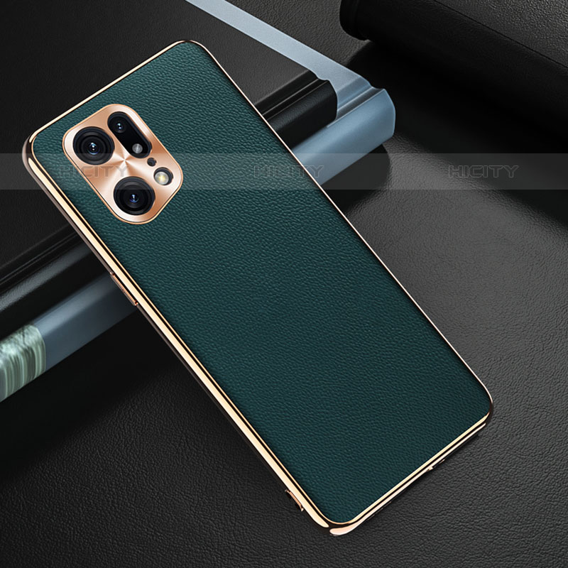 Coque Luxe Cuir Housse Etui GS1 pour Oppo Find X5 Pro 5G Plus