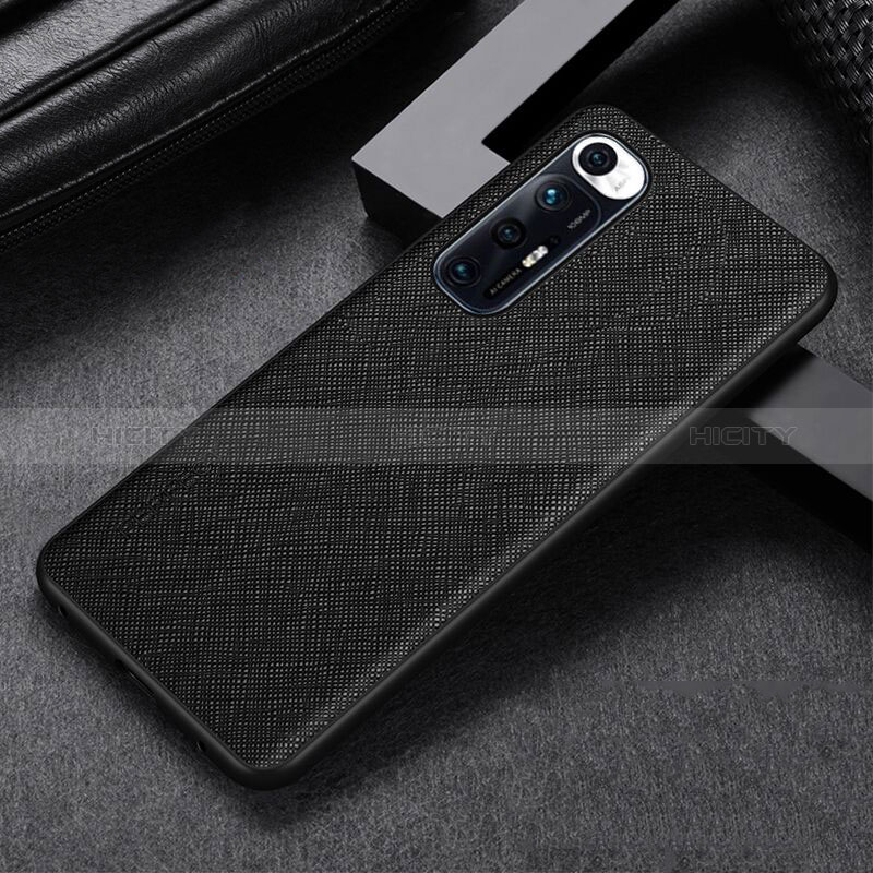 Coque Luxe Cuir Housse Etui GS1 pour Xiaomi Mi 10S 5G Noir Plus