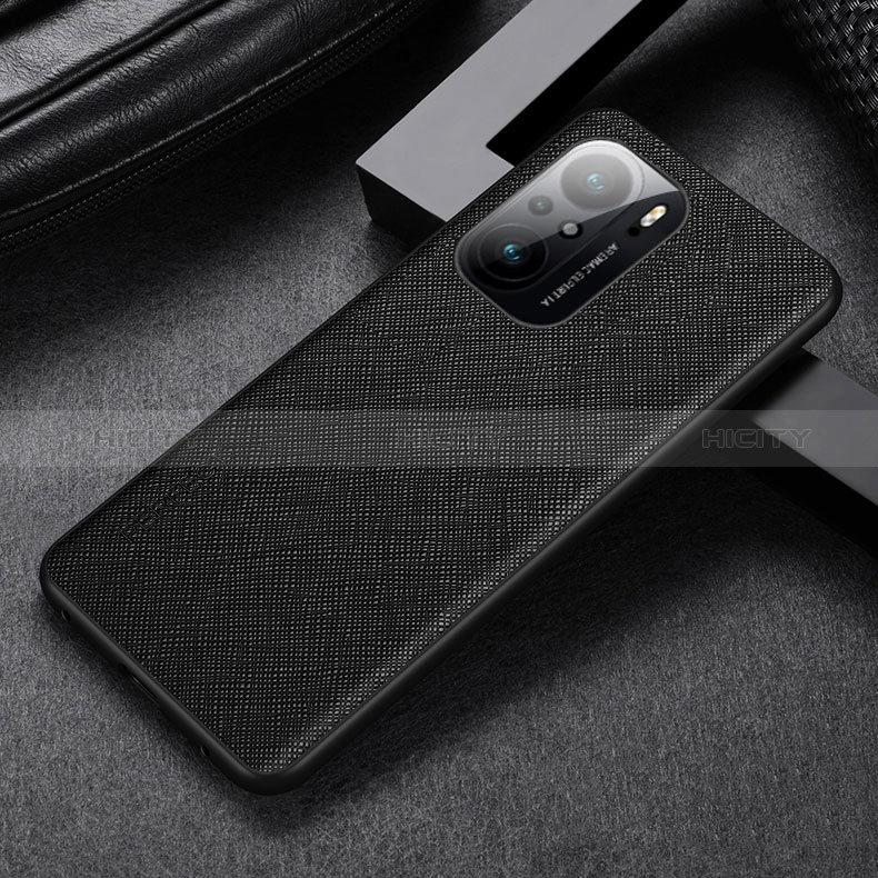 Coque Luxe Cuir Housse Etui GS1 pour Xiaomi Mi 11X 5G Noir Plus