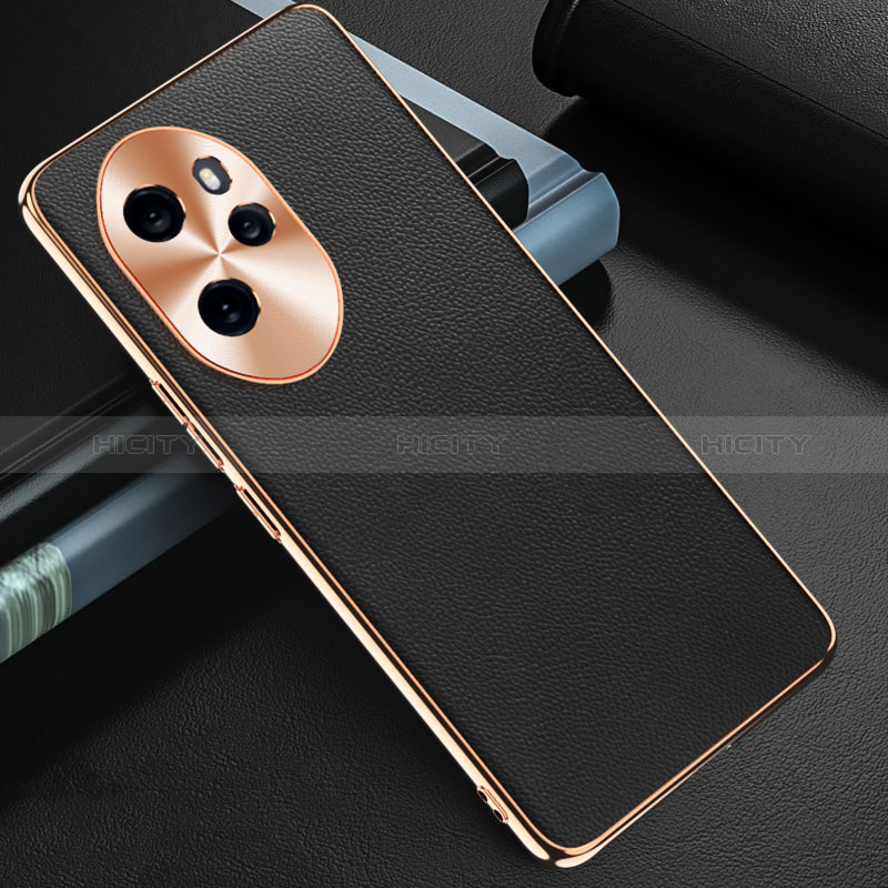 Coque Luxe Cuir Housse Etui GS2 pour Huawei Honor 100 Pro 5G Noir Plus