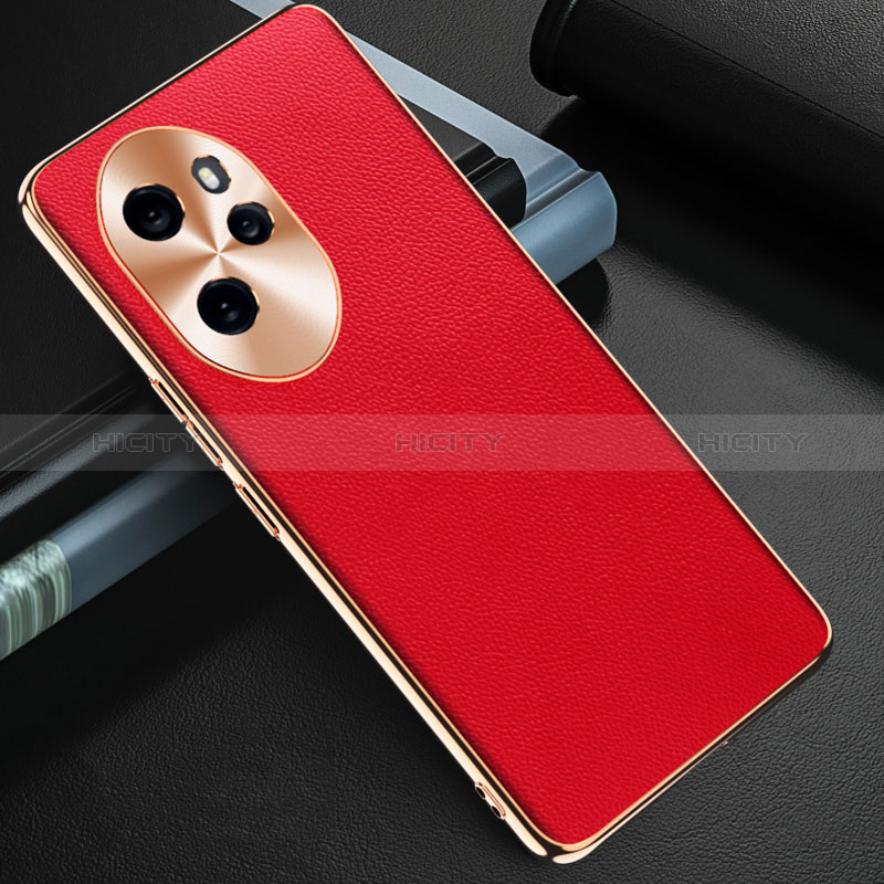 Coque Luxe Cuir Housse Etui GS2 pour Huawei Honor 100 Pro 5G Rouge Plus