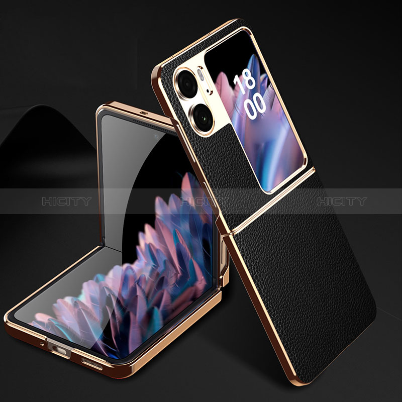 Coque Luxe Cuir Housse Etui GS2 pour Oppo Find N2 Flip 5G Plus