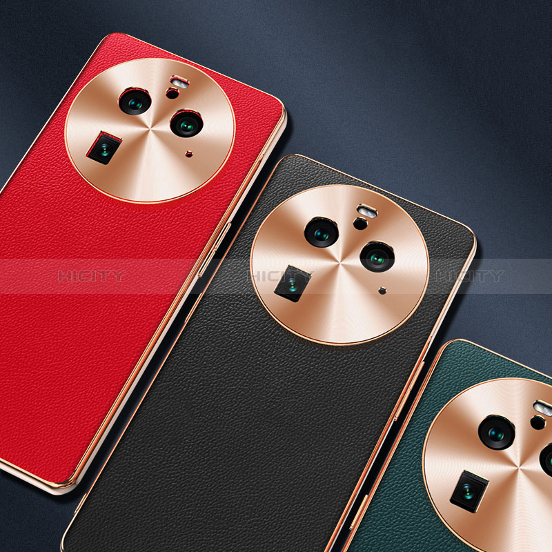 Coque Luxe Cuir Housse Etui GS3 pour Oppo Find X6 Pro 5G Plus