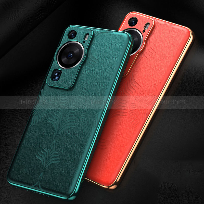 Coque Luxe Cuir Housse Etui GS4 pour Huawei P60 Pro Plus