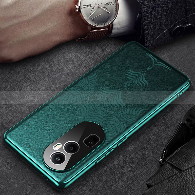 Coque Luxe Cuir Housse Etui GS4 pour Oppo Reno10 Pro+ Plus 5G Plus