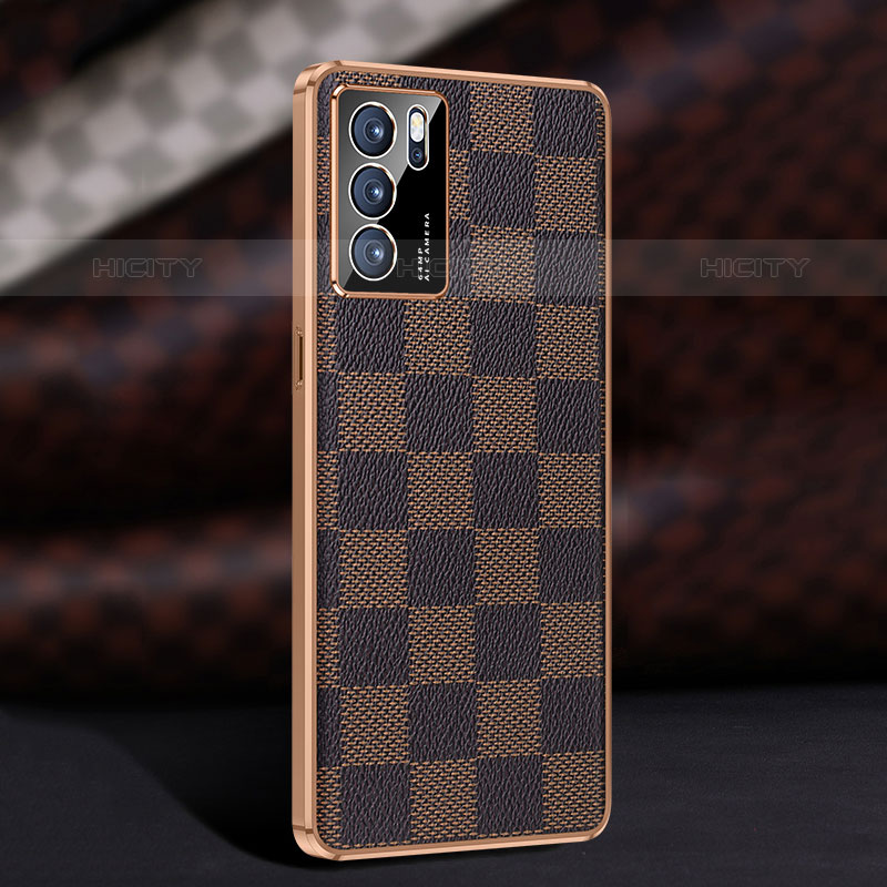 Coque Luxe Cuir Housse Etui JB1 pour Oppo Reno6 Pro 5G India Plus