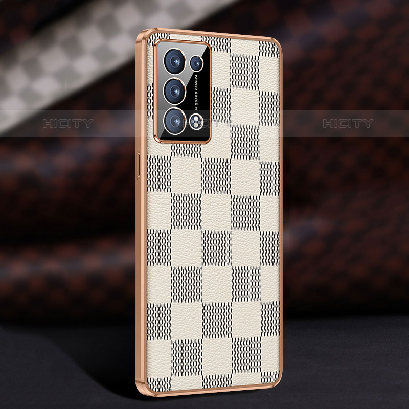 Coque Luxe Cuir Housse Etui JB1 pour Oppo Reno6 Pro 5G Plus