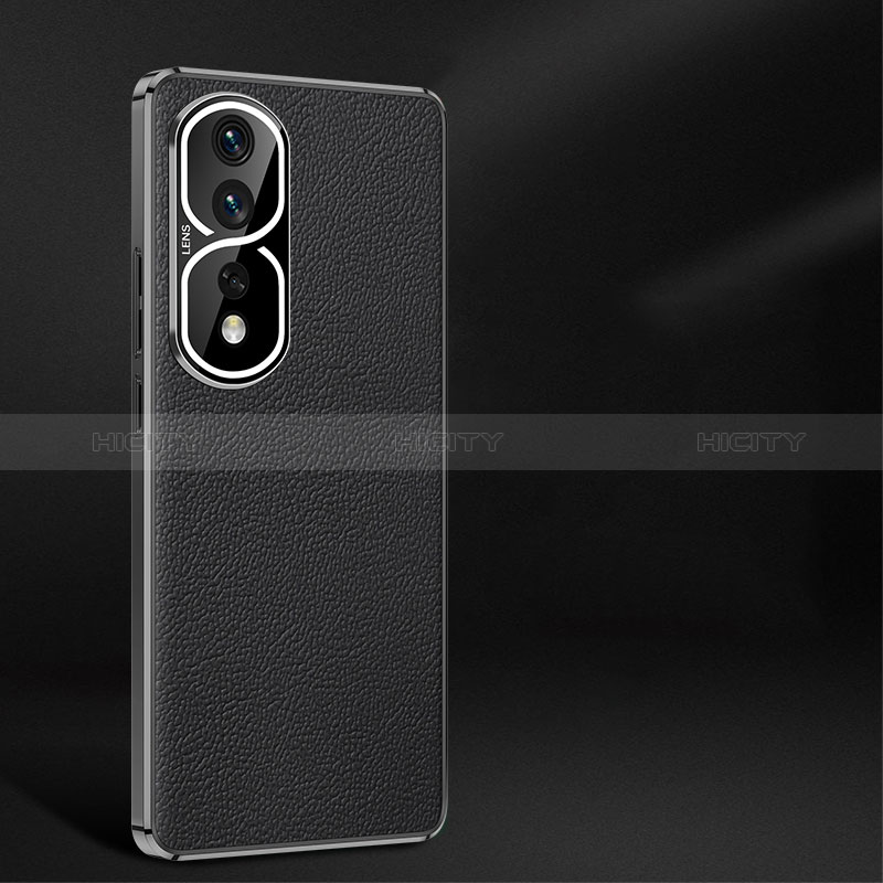 Coque Luxe Cuir Housse Etui JB2 pour Huawei Honor 80 Pro 5G Noir Plus