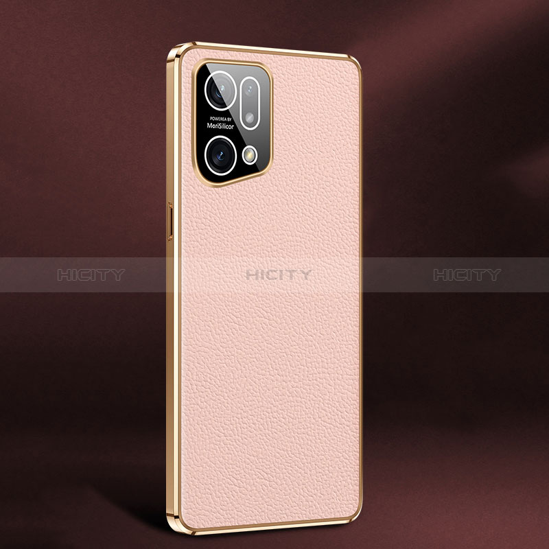 Coque Luxe Cuir Housse Etui JB2 pour Oppo Find X5 5G Plus