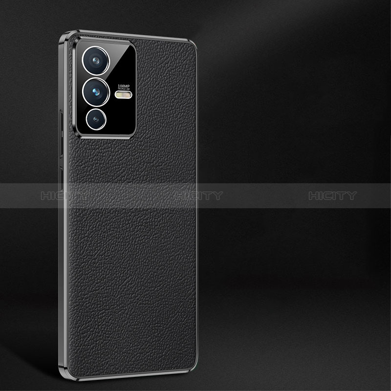 Coque Luxe Cuir Housse Etui JB2 pour Vivo V23 Pro 5G Noir Plus