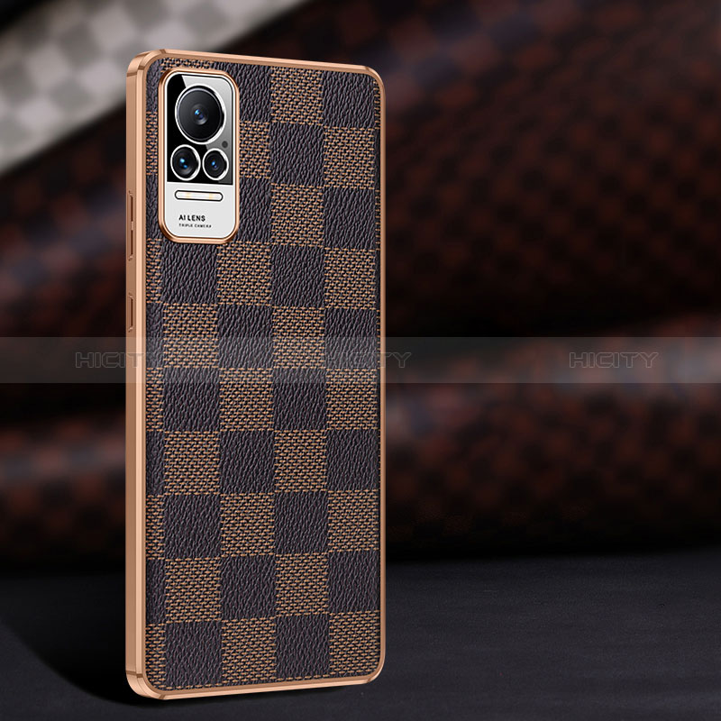 Coque Luxe Cuir Housse Etui JB3 pour Xiaomi Civi 1S 5G Marron Plus