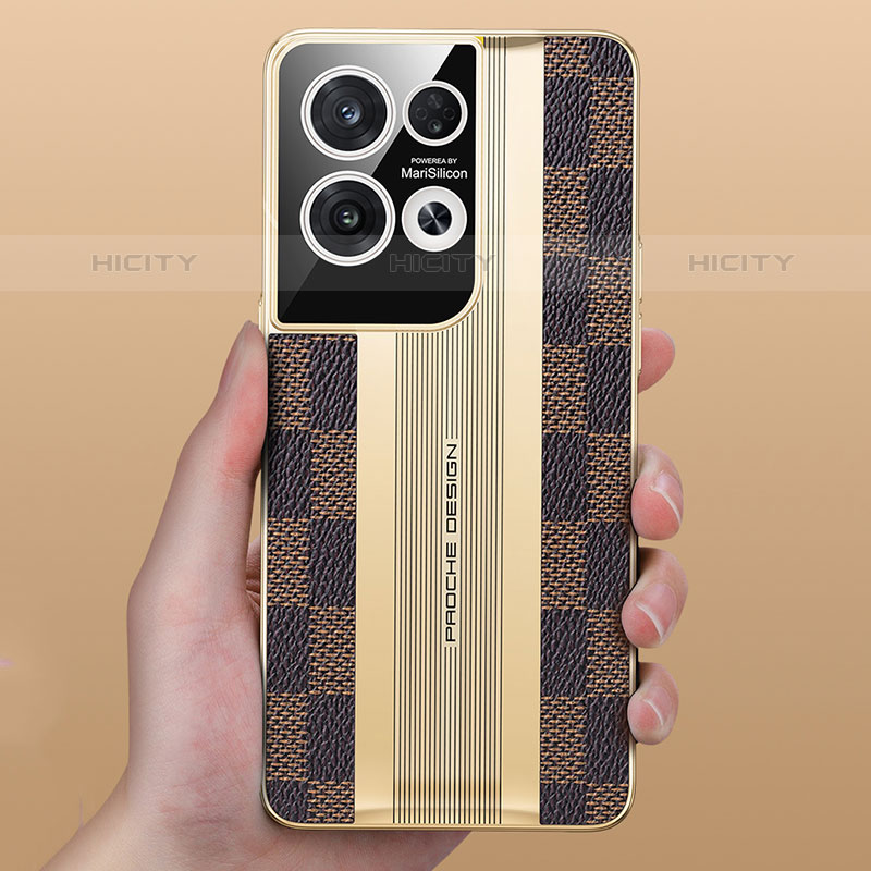 Coque Luxe Cuir Housse Etui JB4 pour Oppo Reno8 Pro+ Plus 5G Plus