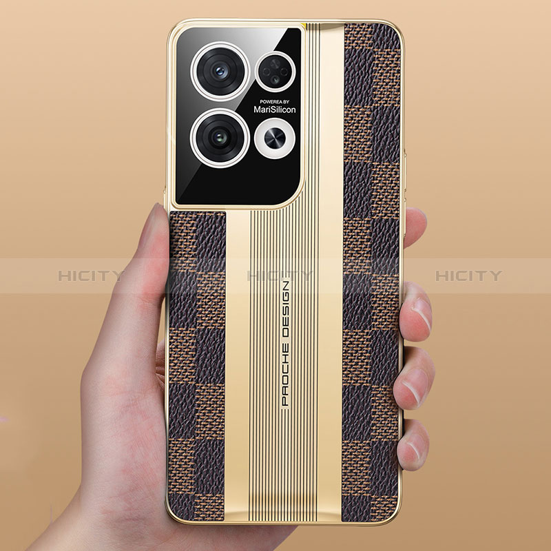 Coque Luxe Cuir Housse Etui JB4 pour Oppo Reno9 Pro+ Plus 5G Plus