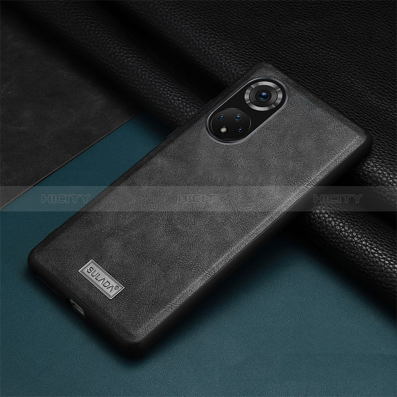 Coque Luxe Cuir Housse Etui LD1 pour Huawei Nova 9 Pro Noir Plus