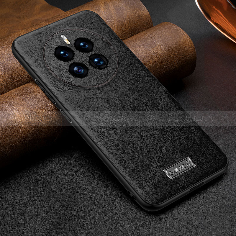 Coque Luxe Cuir Housse Etui LD3 pour Huawei Mate 50E Noir Plus