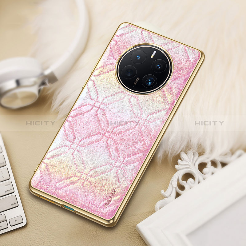 Coque Luxe Cuir Housse Etui LD4 pour Huawei Mate 50 Pro Plus