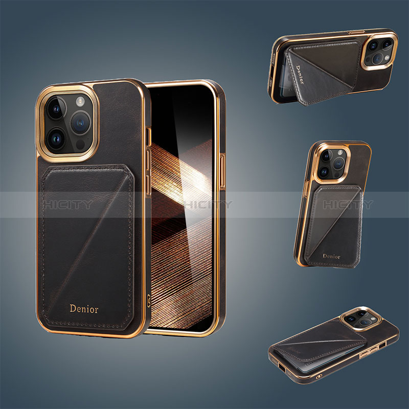 Coque Luxe Cuir Housse Etui MT1 pour Apple iPhone 16 Pro Max Plus