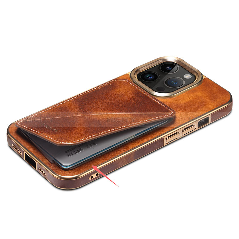 Coque Luxe Cuir Housse Etui MT2 pour Apple iPhone 16 Pro Max Plus