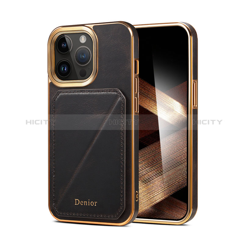 Coque Luxe Cuir Housse Etui MT2 pour Apple iPhone 16 Pro Max Plus