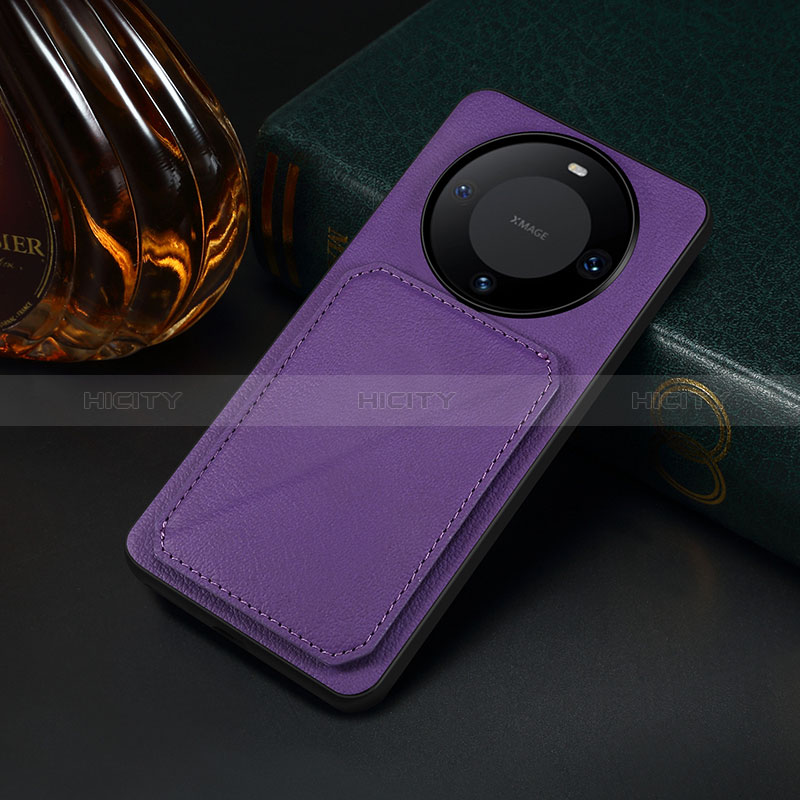 Coque Luxe Cuir Housse Etui MT4 pour Huawei Mate 60 Pro Plus