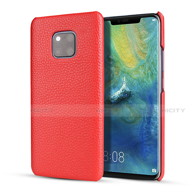 Coque Luxe Cuir Housse Etui P01 pour Huawei Mate 20 Pro Plus