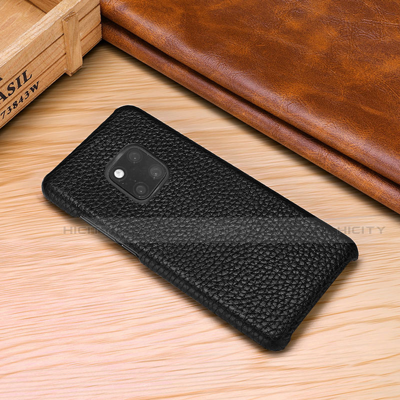 Coque Luxe Cuir Housse Etui P01 pour Huawei Mate 20 Pro Plus