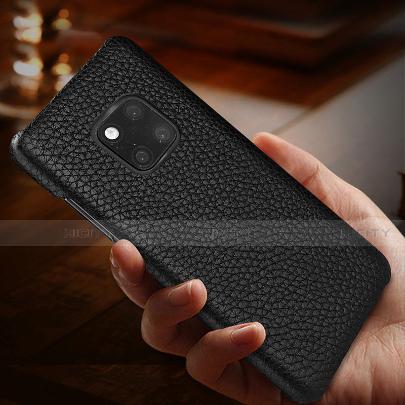 Coque Luxe Cuir Housse Etui P01 pour Huawei Mate 20 Pro Plus