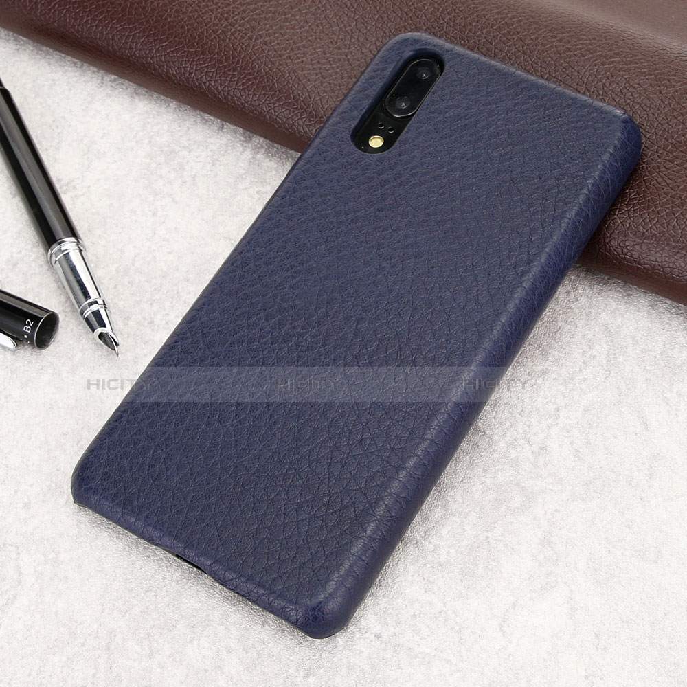 Coque Luxe Cuir Housse Etui P01 pour Huawei P20 Plus